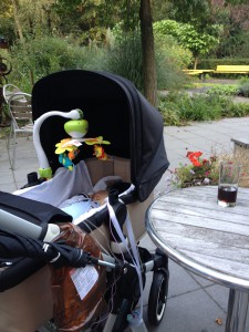 kinderwagen met slangetjes